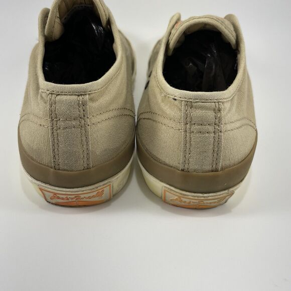 Converse x John Varvatos Slip On Sneakers Tan Canvas Casual Womens Size 6.5 - Picture 5 of 9